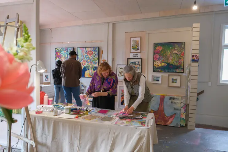 Alyna Flighty Holtom's Art Studio